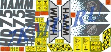 Набор стикеров для Hamm HD75+